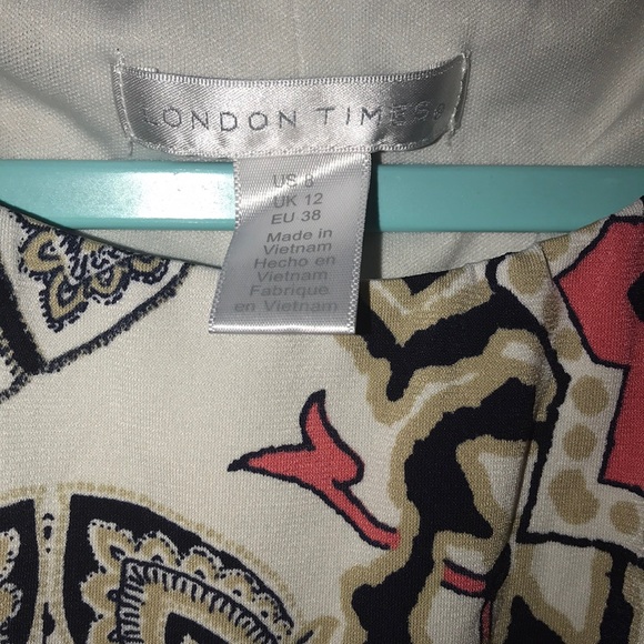 Sz 8 Dress by London Times (Sleeveless) - Picture 3 of 4